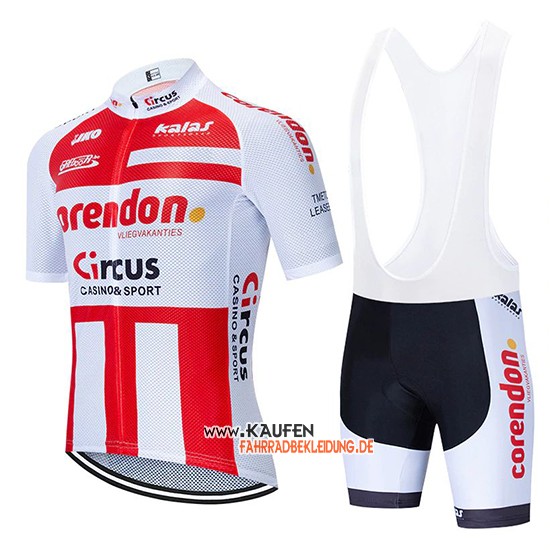 Corendon Circo Kurzarmtrikot 2019 Und kurze Tragerhose Rot Wei